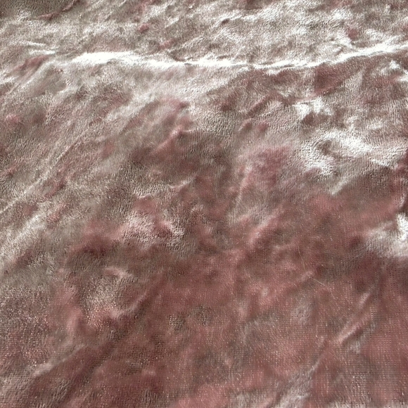 🔥5 FOR $25🔥Full Tilt Crushed Velvet Bodysuit, Blush Pink, Size M - Picture 2 of 12